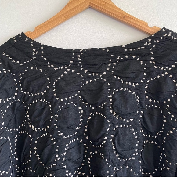 Lisa Bayne Jersey Knit Asymmetrical Long Sleeve Black Cardigan Top Size XXL - Picture 2 of 11